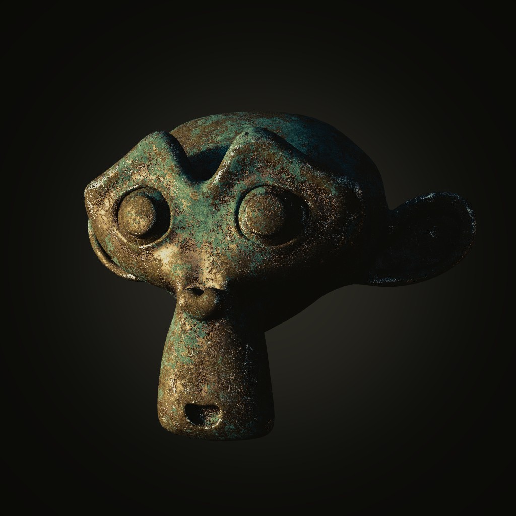 Procedural Bronze Shader preview image 2